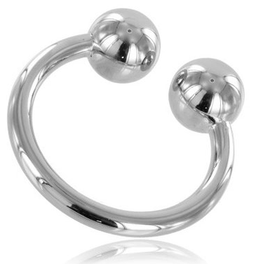 Anello in acciaio inossidabile 28 mm per piaceri intimi facile da indossare